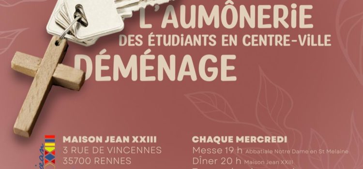 L’aumônerie déménage