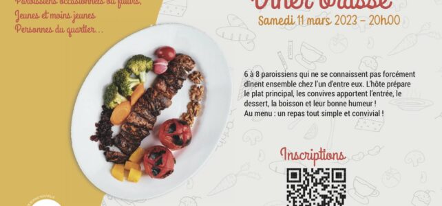Samedi 11 mars, dîner brassé