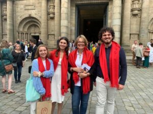 Confirmation de Louise, Maëva, Viviane et Mattéo lors de la fête de Pentecôte 2022
