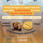 Repas de Pâques fraternel – dimanche 20 avril