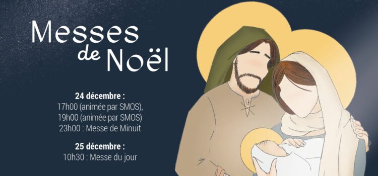 Horaire des messes de Noël