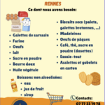 Pâques : collecte pour nos amis de la rue