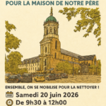 Grand ménage de l&rsquo;abbatiale
